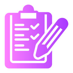 evaluation gradient icon