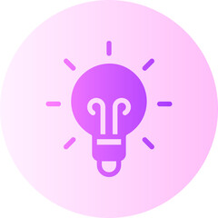 creativity gradient icon