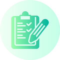 evaluation gradient icon