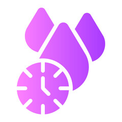 water crisis gradient icon