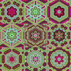 Vintage style seamless pattern background.