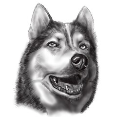 Siberian husky husky siberien sled dog chien de tra&icirc;neau 