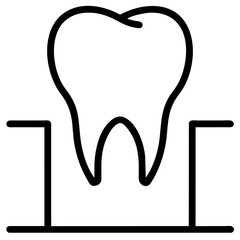 Dental care icon vektor icon illustation
