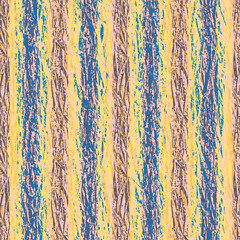 Multicolor Crumpled Textured Striped Pattern