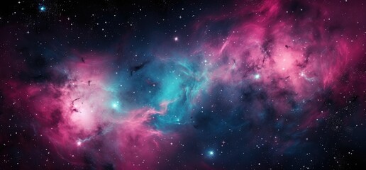 this galaxy is a pink galaxy with many stars and planets