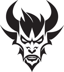 Mortal Misdirection Black Devil s Game Played in Shadows Seductive Shadows Black Vector Devil Tempts with Darkness