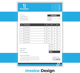 Invoice design 