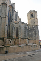 Obraz premium Saint-Paul collegiate church in Clermont-l'Hérault, France
