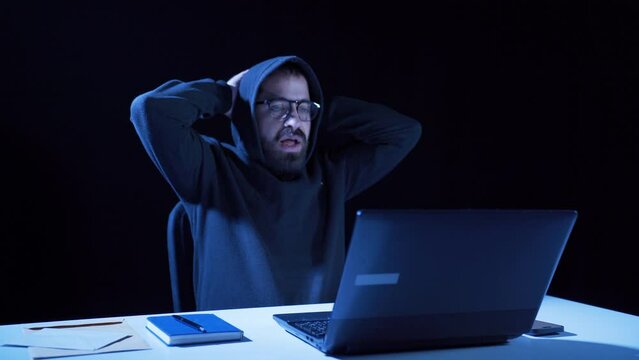 The hacker fails.
