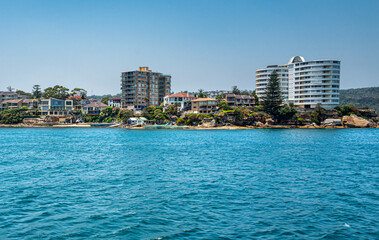 Expansive residences in the coastal of Manly Beach, with its tree-lined promenade and long stretch of fine soft sand, it is a popular destination for families. Sydney, Jan 2020