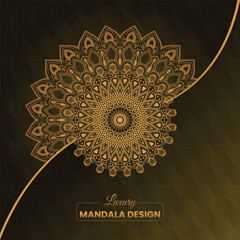 Elegant Luxury Mandala Design and decorative ethnic element background
