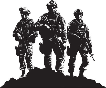 recommend clip art: Warrior Legion Vector Troop Black Icon Guardian Platoon Emblematic Armed Force