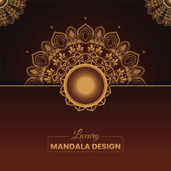 Elegant Luxury Mandala Design and decorative ethnic element background