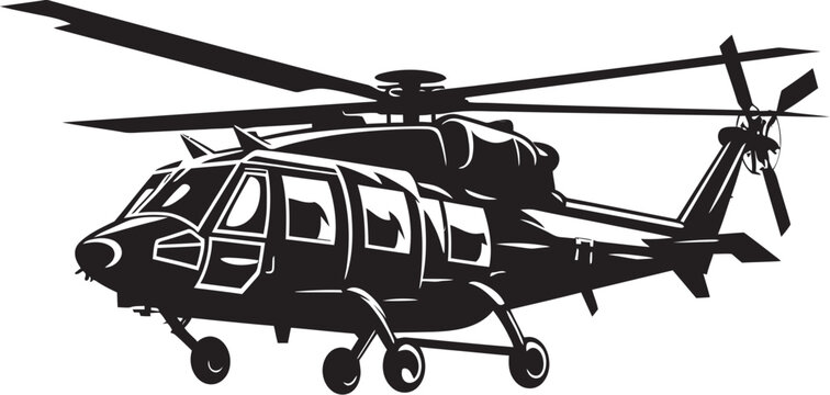 recommend clip art: Tactical Huey Military Chopper Symbol Militant Airborne Army Copter Vector Design