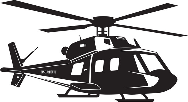 black helicopter side view, usg ground clip art preview