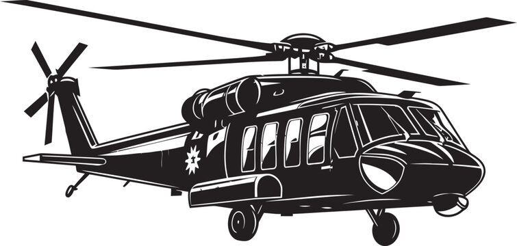 recommend clip art: Tactical Rotorcraft Black Emblematic Design Militant Huey Vector Army Chopper Symbol