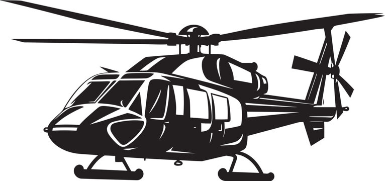 black and white helicopter clip art preview