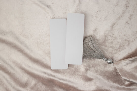 2 Bookmarks Mockup, 2x6 inch Bookmark Mockup, Minimal Styled Stock, Stationery Mockup, Blank Bookmark Mockup, Valentine's Day