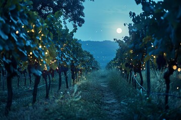 Moonlit Vineyard Magic