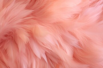 Fototapeta premium fur fluffy soft peach color background