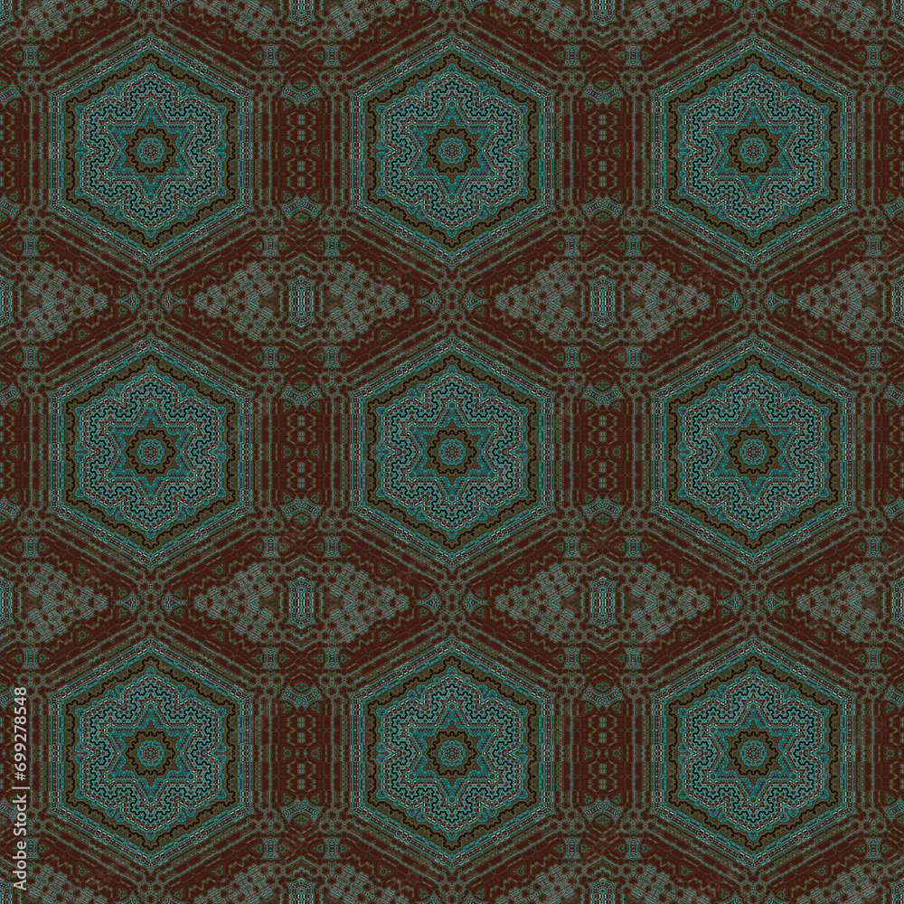 Poster vintage style seamless pattern background.