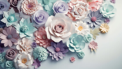 Floral bouquet symbolizes love and romance in a cute backdrop generated by AI