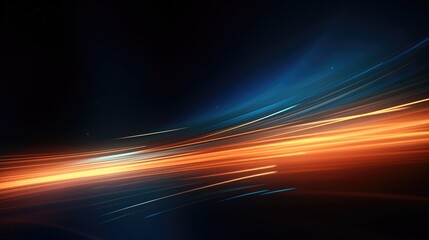 Fototapeta na wymiar abstract space lines background rainbow lighting, abstract background with copy space; stock footage, in the style of dark orange and dark aquamarine, light navy and bronze, generative AI.