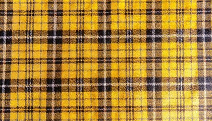 Colorful yellow plaid cloth pattern