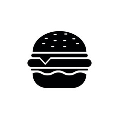 Burger Icon Vector Design Template