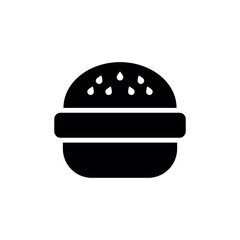 Burger Icon Vector Design Template