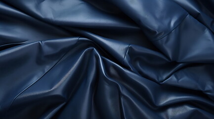 Fototapeta premium Luxurious Dark Navy Leather Texture