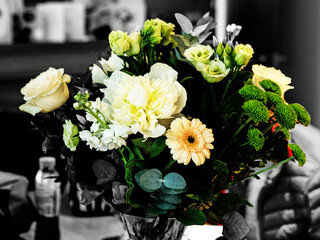 Flowers in a vase