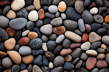 Vivid Gemstone Medley: Colorful Stones Background - Dazzling Array of Vibrant Minerals - Created with Generative AI Tools