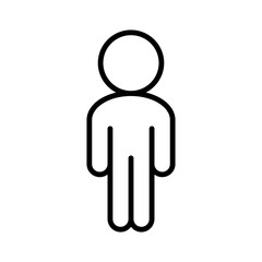 People, group, team line icon vector design template illustration in trendy flat style to suit your web design