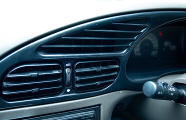 Close-Up of a Car's Air Vents