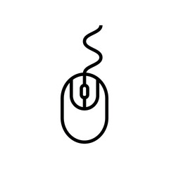 Computer Mouse Icon Vector Design Template