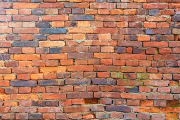 red brick wall