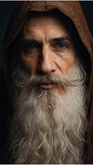 Portrait of the Legendary Wizard, Merlin