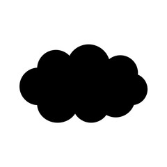cloud icon on transparent background