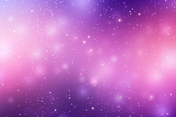 Obraz premium Cosmic Stars on Blurred Abstract Background - Light Purple and Pink Vector Layout - Created with Generative AI Tools
