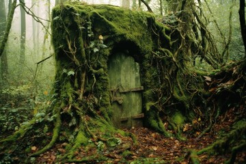 A door to a fantasy paradise.