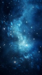 神秘的な宇宙空間と星々