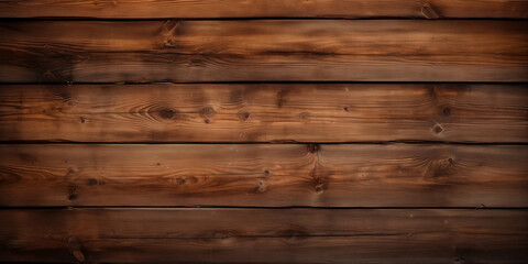 Naklejka premium Wooden planks background (generative ai)