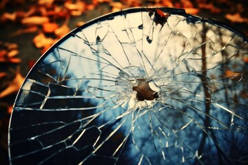 Looking into a broken mirror.