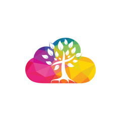 Tree Church Cloud Logo Design.