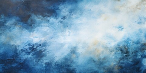 a blue background with a white texture that is distressed, in the style of dark and moody...