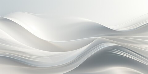 a pure white shiny background with wide wavy lines, in the style of gutai, soft, blurred