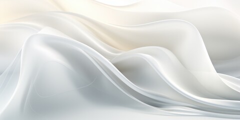 a pure white shiny background with wide wavy lines, in the style of gutai, soft, blurred