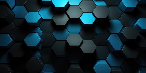 blue glowing light pattern on this seamless background, in the style of organic geometry, textured...