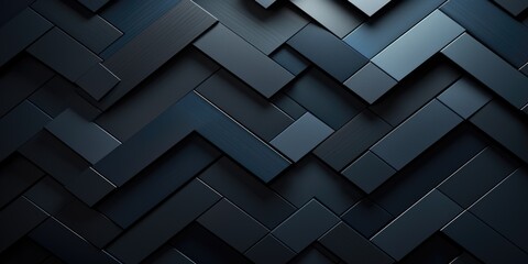 dark black geometric background, in the style of dimensional multilayering, light indigo, concrete,...